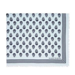 ⭐Host Pick⭐ Alexander McQueen Light Blue Biker Scarf - NWT